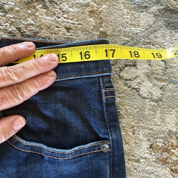 American Eagle Next Level Hi-Rise Flared Jeans Size 14 Short - Y2K style, Retroc - Picture 6 of 9